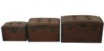 Suitcase Set Colonial Leder brązowy zestaw 3 szt   4